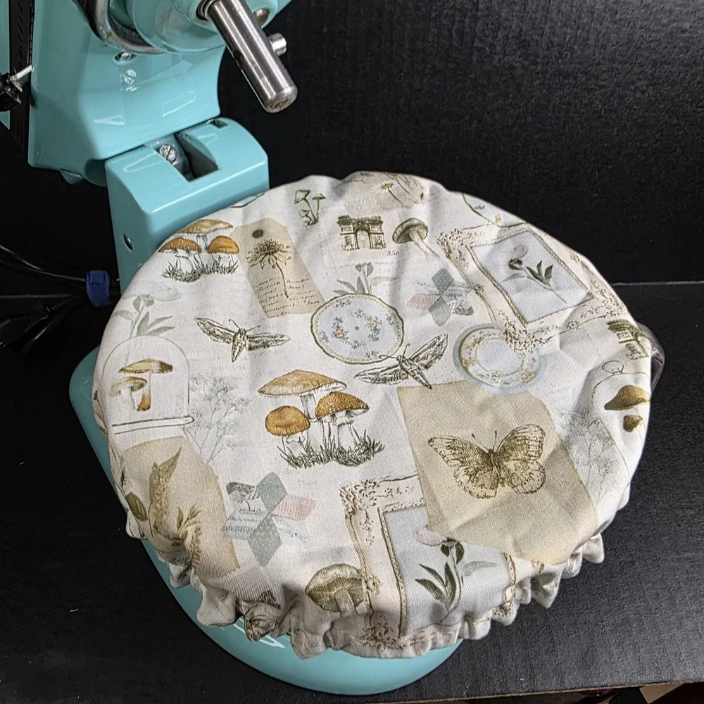 Brown Wild Mushrooms Nature Theme KitchenAid Mixer Mixing Bowl Cover Baking